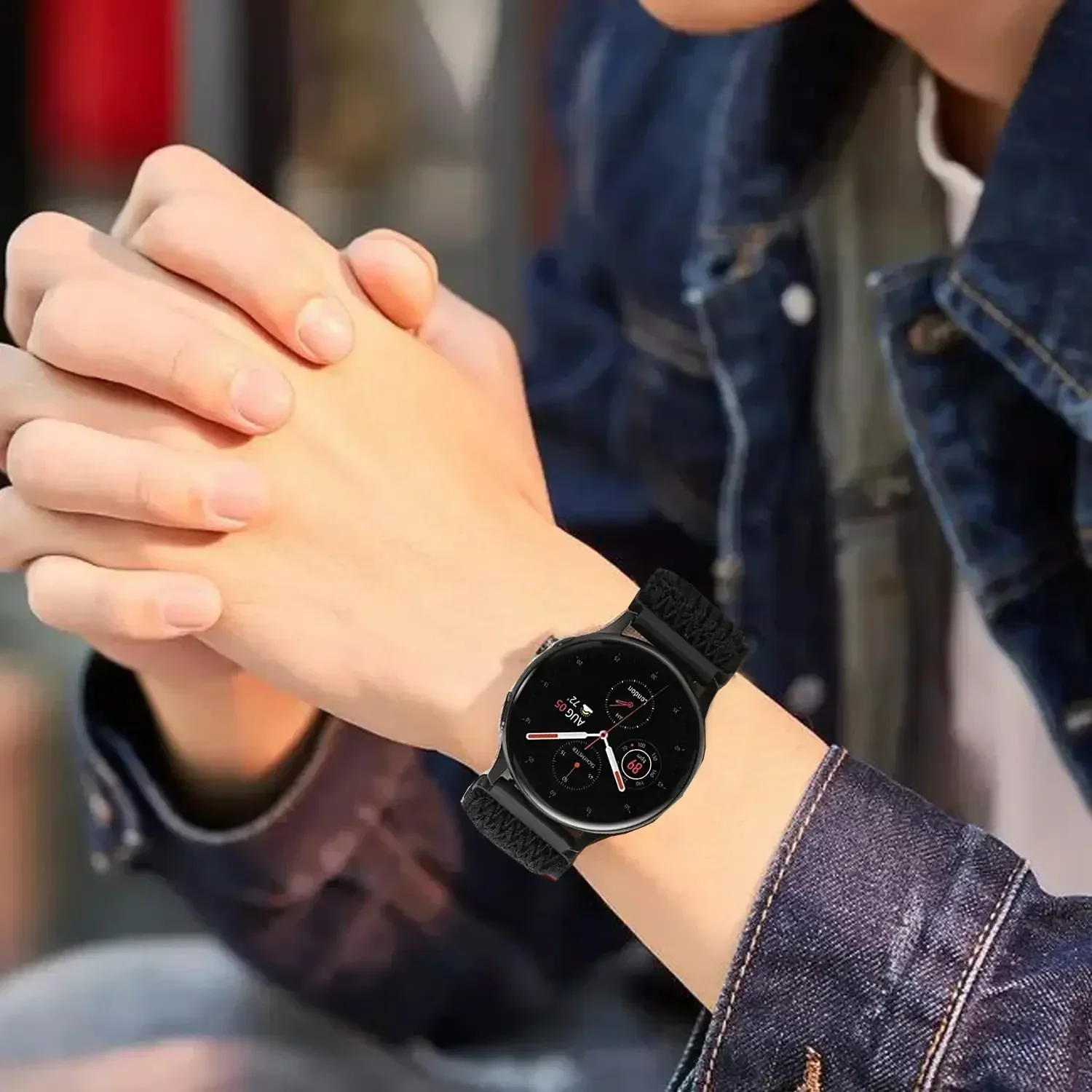 サムスンギャラクシーウォッチ用シリコンストラップ,ブレスレット,サムスンギャラクシーウォッチ4,5,6,7,プロ,アクティブ2,40,44mm, Huawei gt 2e, 3バンド20mm、22mm