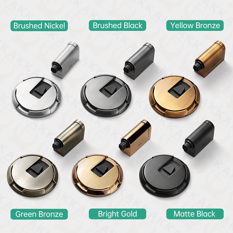 KAK Heavy Duty magnetische deurstopper Mechanische deurstop Verstelbare deurhouder Non-punch Sticker Meubeldeurbeslag