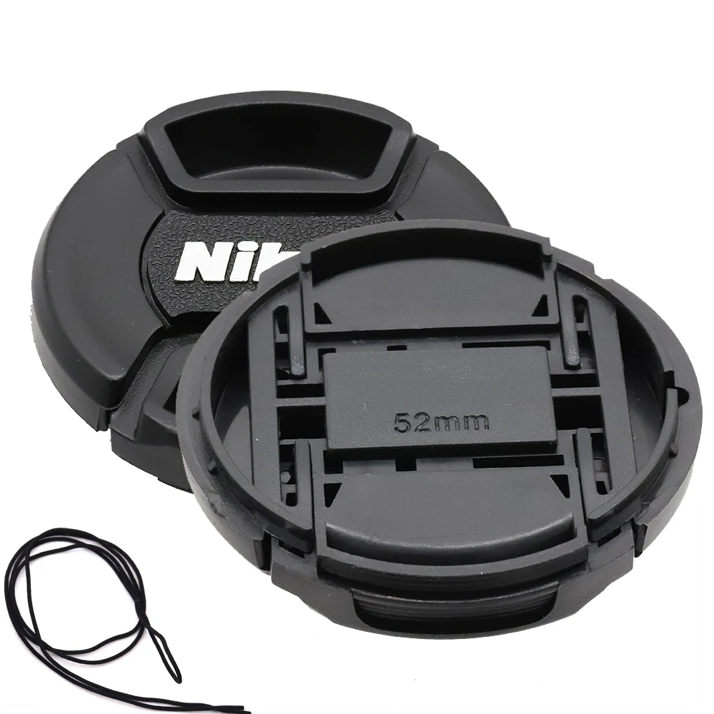 49 52 55 58 62 67 72 77 86mm Snap-on Camera Front Lens Cap Cover Protector For NIKON Camera Len Caps