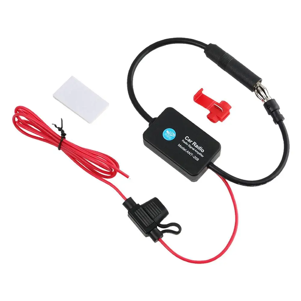 Auto Auto Radio FM Antenne Signal Booster Verstärker Universal 12V FM Auto Radio Antenne Verbessern Verstärker Zubehör