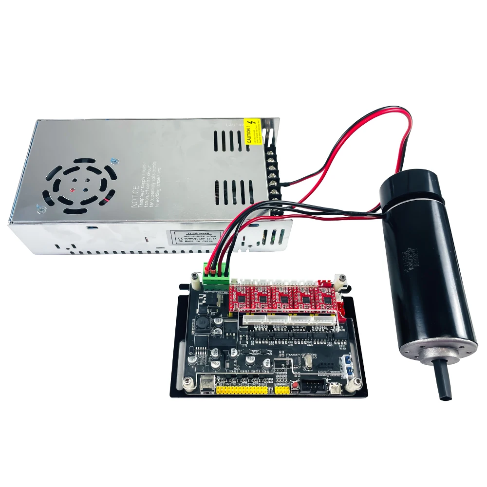 32bits GRBL ออฟไลน์ Controller A4988/8825 Driver 4 แกนควบคุมสนับสนุนเลเซอร์ 300/500W แกนสําหรับ CNC แกะสลักเครื่อง