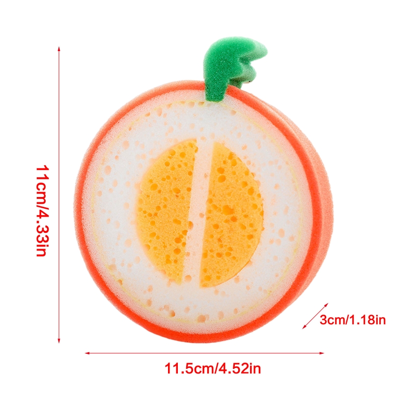 Nette Frucht Geformt Peeling Weichen Schwamm Körper Wäscher Bad Peeling Peeling Entfernung Werkzeug Schwamm Dusche Pinsel