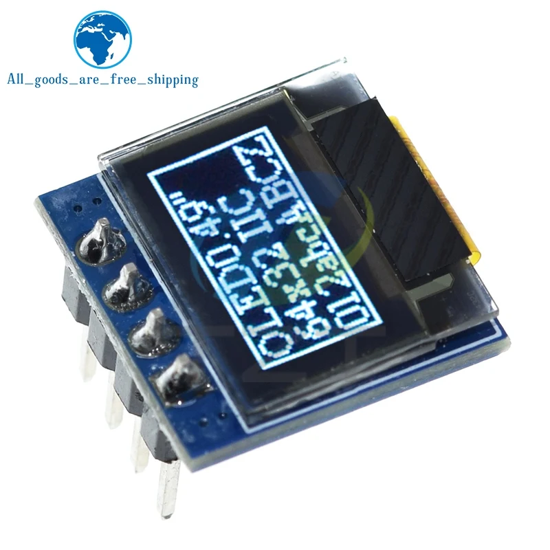 Tzt 1/5 pces 0.49 Polegada display oled módulo lcd branco 0.49 "tela 64x32 i2c interface iic ssd1315 driver para arduino avr stm32