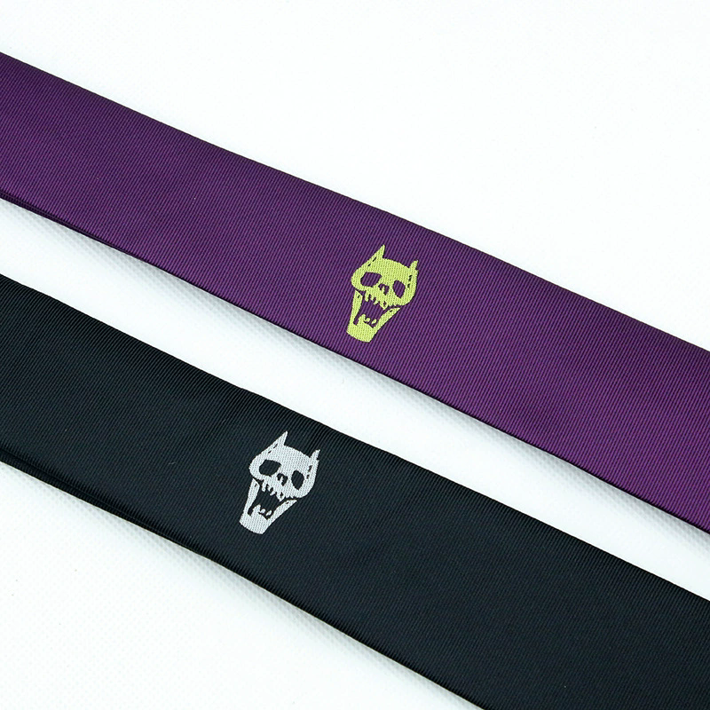 Anime JoJo Tie Kira Yoshikage Cosplay Stropdas Unisex Schedel Hals Hemel Deur Cosplay Kostuum Prop