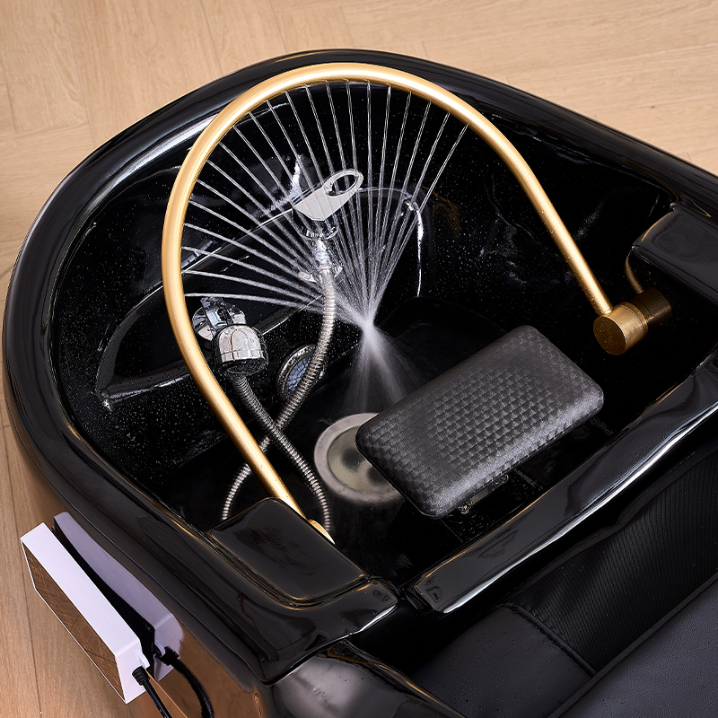 Anpassbare Salon ausrüstung Haar wasch stuhl Smart Electric Massage Shampoo Bett