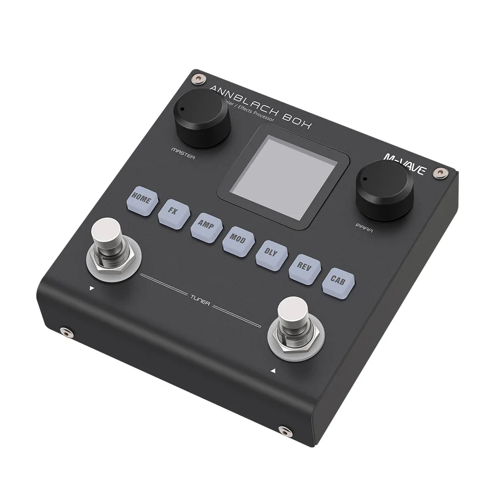 M-VAVE ANNBLACH BOX pédales d'effet guitare/basse AMP modeleur processeur multi-effets Rechargeable pour guitare électrique basse