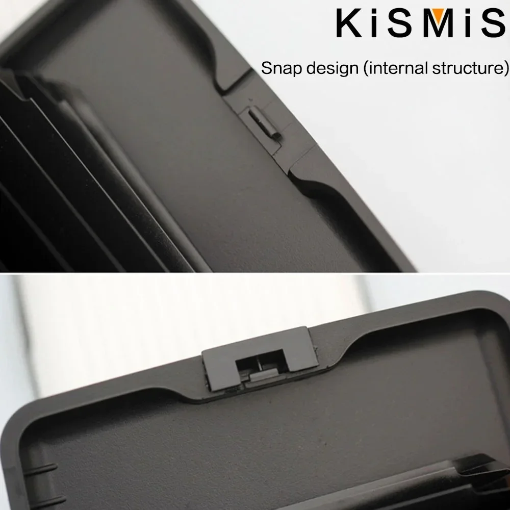 RFID Blocking Aluminum Card Case - Credit Card Protector, Business Card Holder, Metal ID Organizer Wallet, 6 Slots for Women,Men