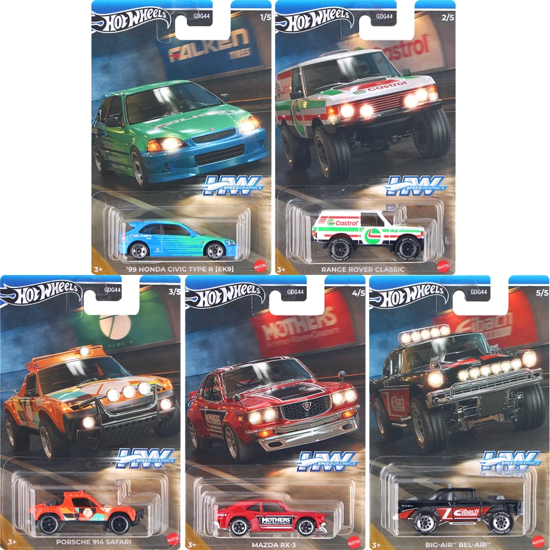 Mattel масштаб 1:64 Hot Wheels Silver Series злодеи Fast & Furious Speed Graphics литые автомобили игрушка