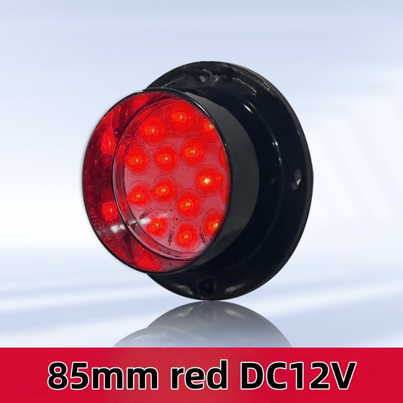 Semáforo 85mm |   Semáforo LED vermelho amarelo verde |   Caixa para PC |   DC 12V |   85 mm de diâmetro |   IP65 | impermeável | Alta qualidade