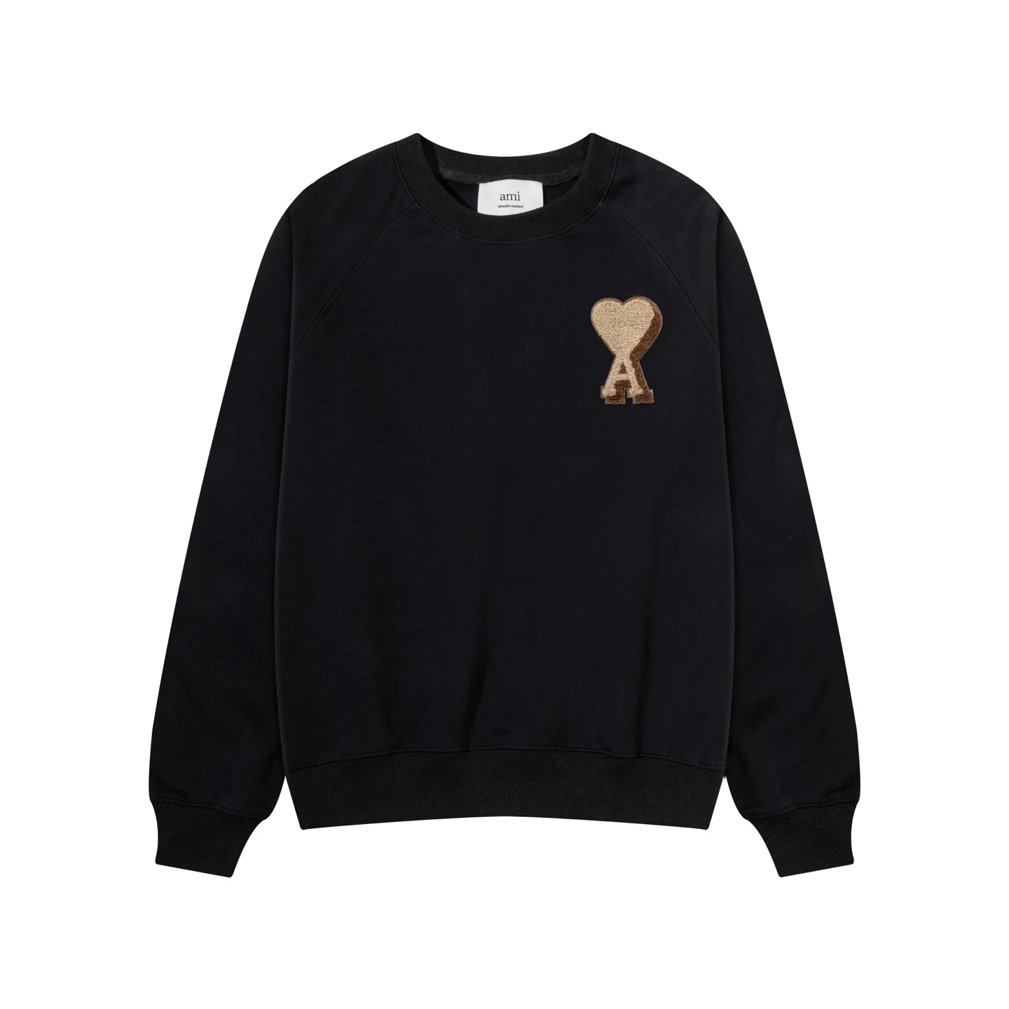 Verdickter Winter-Strickpullover, lässig, trendig, herzförmig, rot, pfirsichfarben, Ami Love Heart Pullover für Männer und Frauen