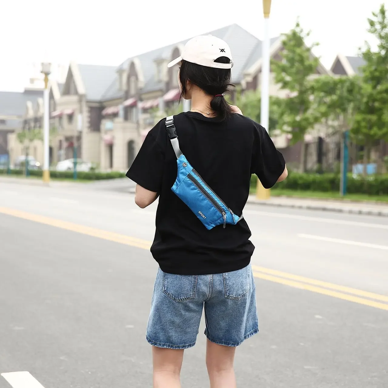 Multifunktions Mann Taille Tasche Nylon Brust Pack für Frauen Lauf Gürtel Sporttasche Handy Taschen Beutel Tasche Reise Brust Tasche
