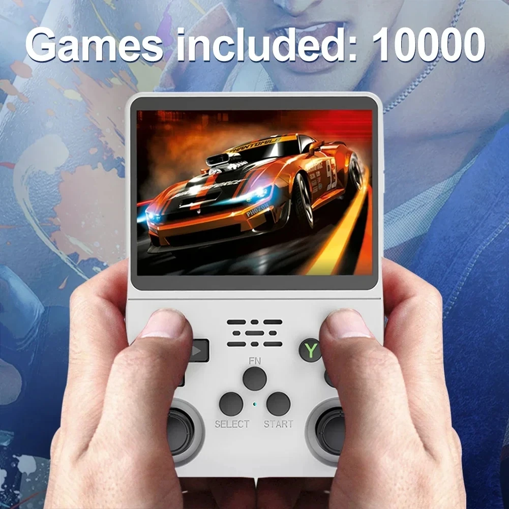 R36S Retro Handheld Video Game Console 3.5-inch IPS Screen Linux System Portable Handheld Video Player 64GB 15000 Games