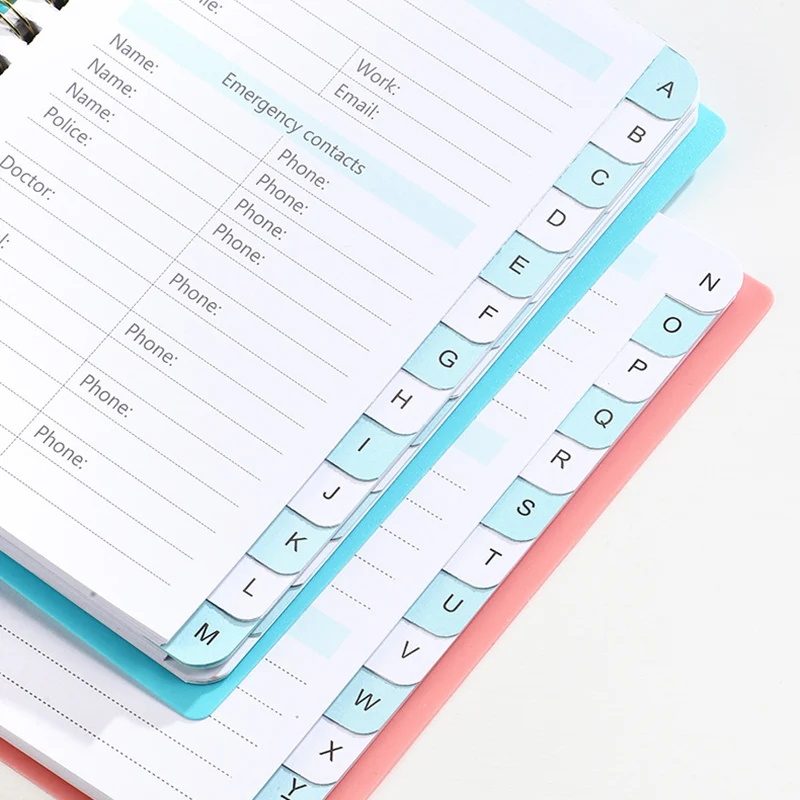 A6 Password Keeper Book Internet Login Notebook with Alphabetical Tabs for Password Management Software License Organizer