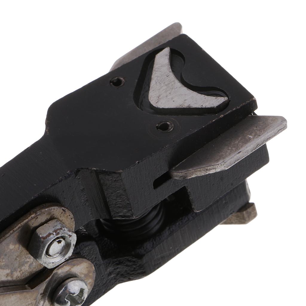 Cortador de perfuração redondo de canto de 5 mm - Serviço pesado - 6,3 polegadas de comprimento -