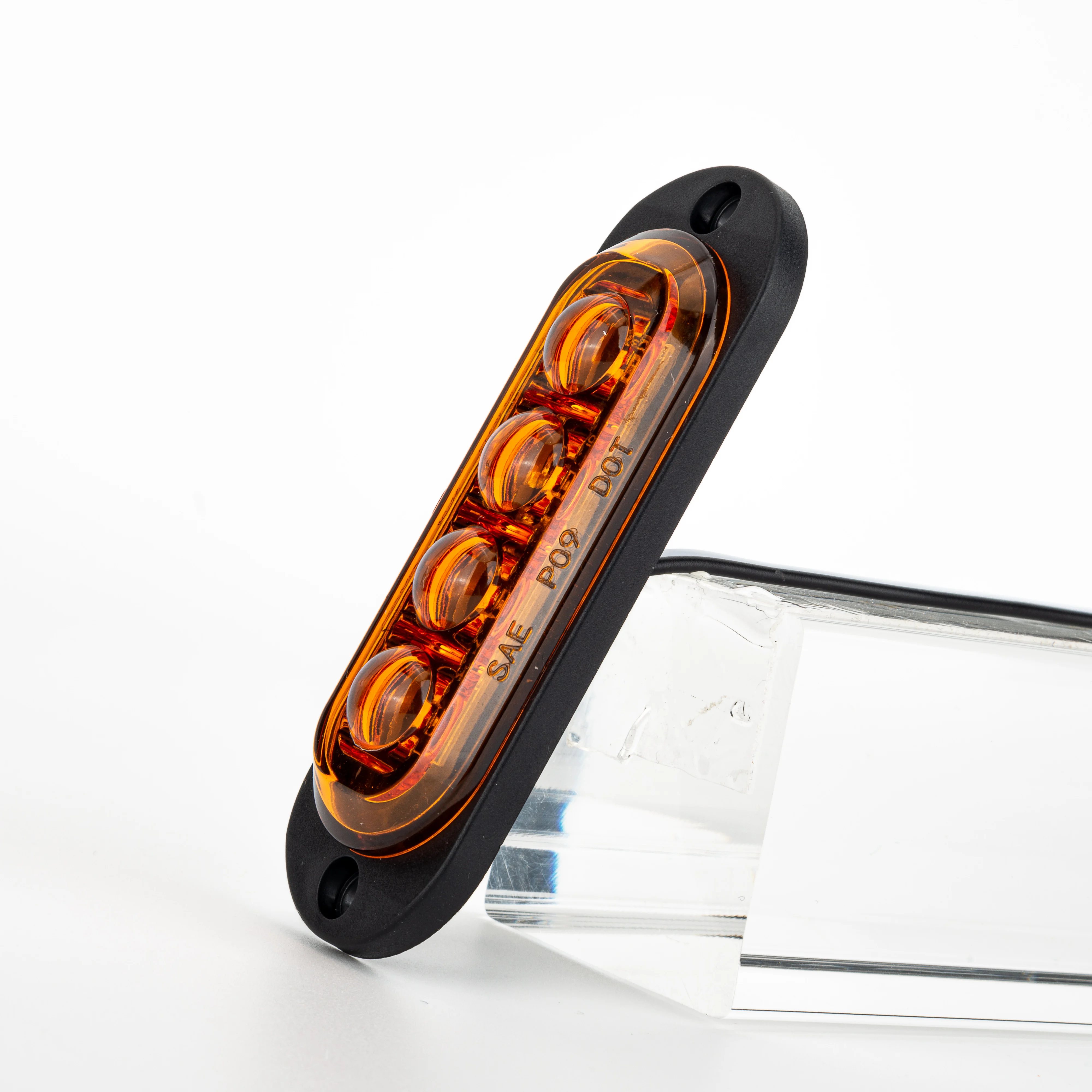 4 個 LED サイドマーカーライト 12V 24V トレーラーキャラバンサイドクリアランスマーカーライトトラックトラック LED サイドライトアンバーレッドホワイト