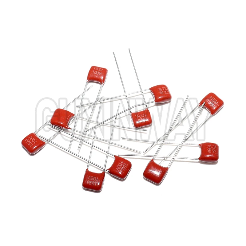 10 Uds 100V CBB condensador de película de polipropileno 104 223 103 393 473 333 154 224 334 474 10nF 22nF 33nF 39nF 47nF 100nF 220nF 470nF