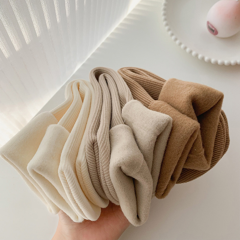 Носки женские теплые с флисовой подкладкой, 5 пар