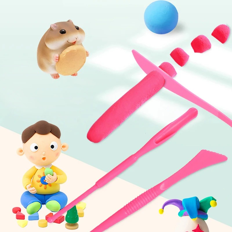 Kindergarten children's space mud, colored mud, handmade rubber clay set, children's air dried clay, 36 color shaped clay