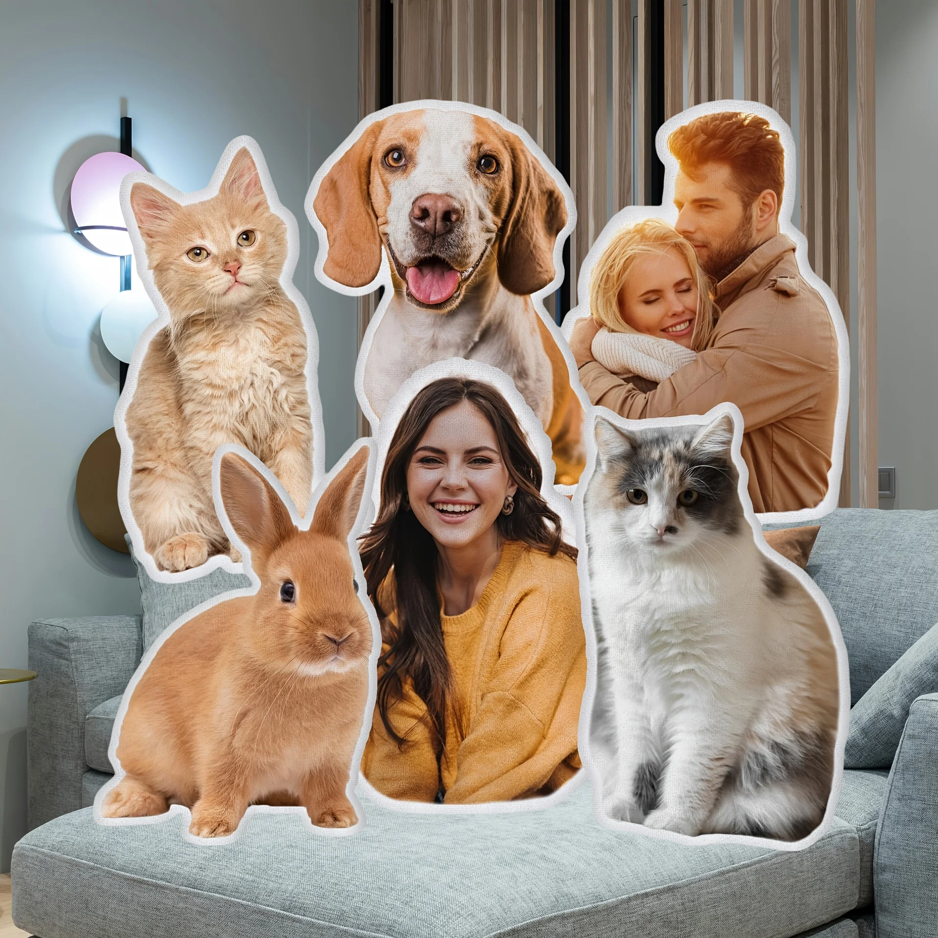 Almohada de felpa con foto personalizada, cojín con imagen de mascota personalizada, la mejor opción de regalo, 1 ud.