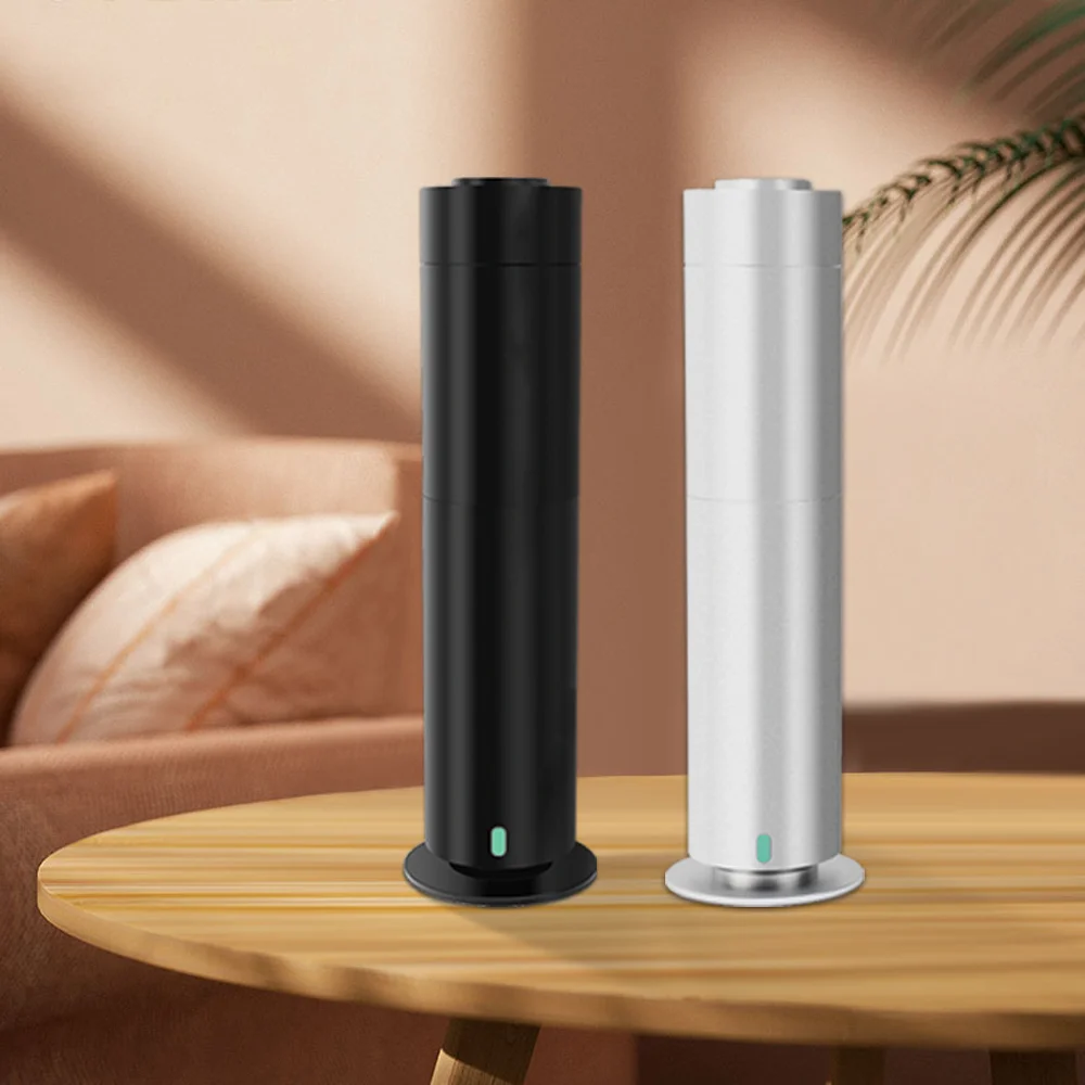 120ml Remote-Controlled Modern Metal Tower Aroma Diffuser Machine Stylish Scent Diffuser with Remote Control