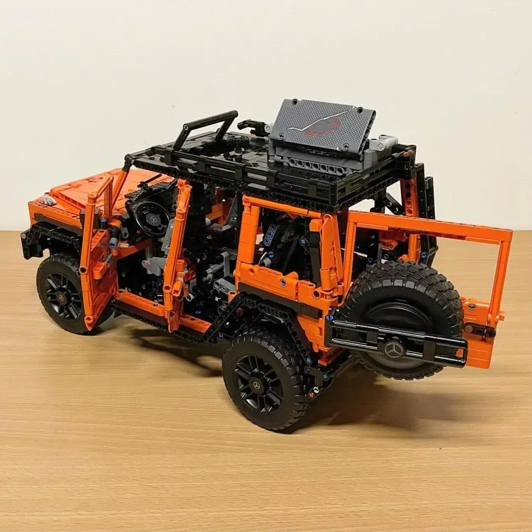 2891 Uds G500 bloques de construcción de vehículos todoterreno, modelo de coche 9569 juguetes para niños, regalo de Festival de cumpleaños de Navidad