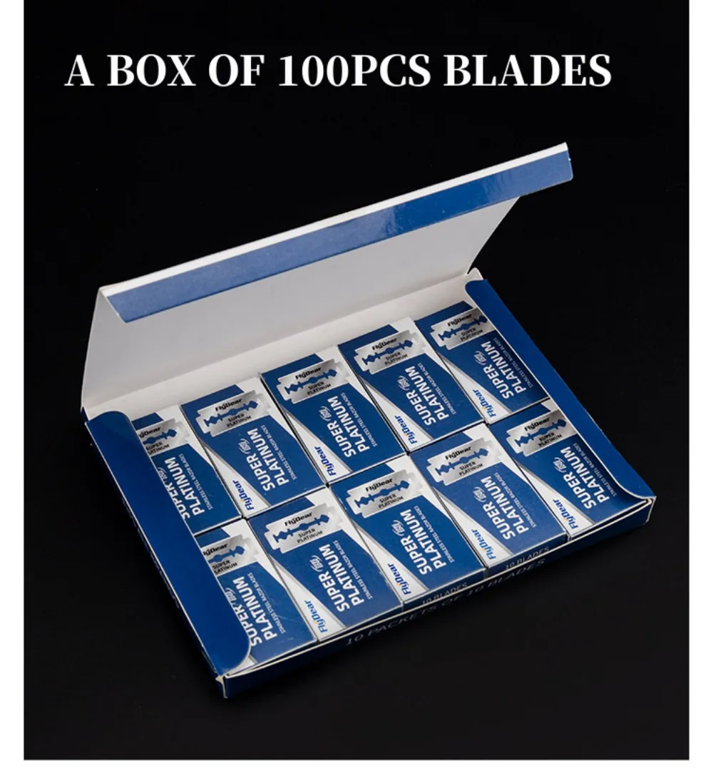 30/50/100pcs Men's Razor Double Edge Razor Blades Shaving Manual Safety Shaving Blades Shaving Tool