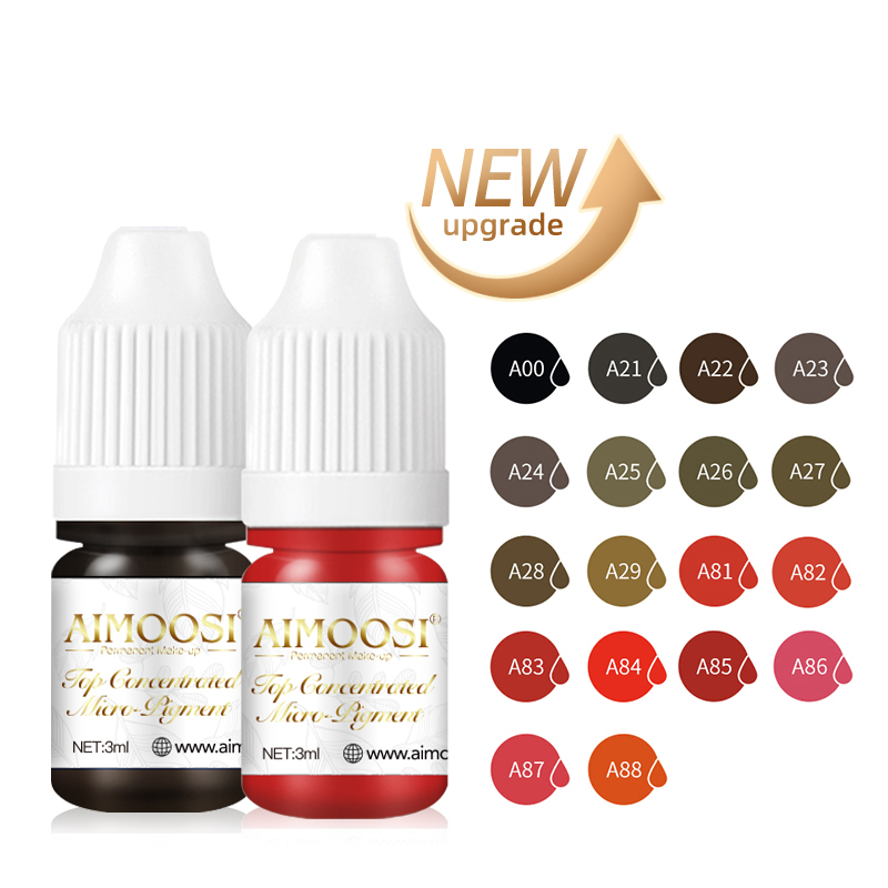 ニュートップタトゥー Microblading ペイントインク 3 ミリリットル顔料半永久ボディアート眉毛アイライナー唇ティントメイクアップ用品