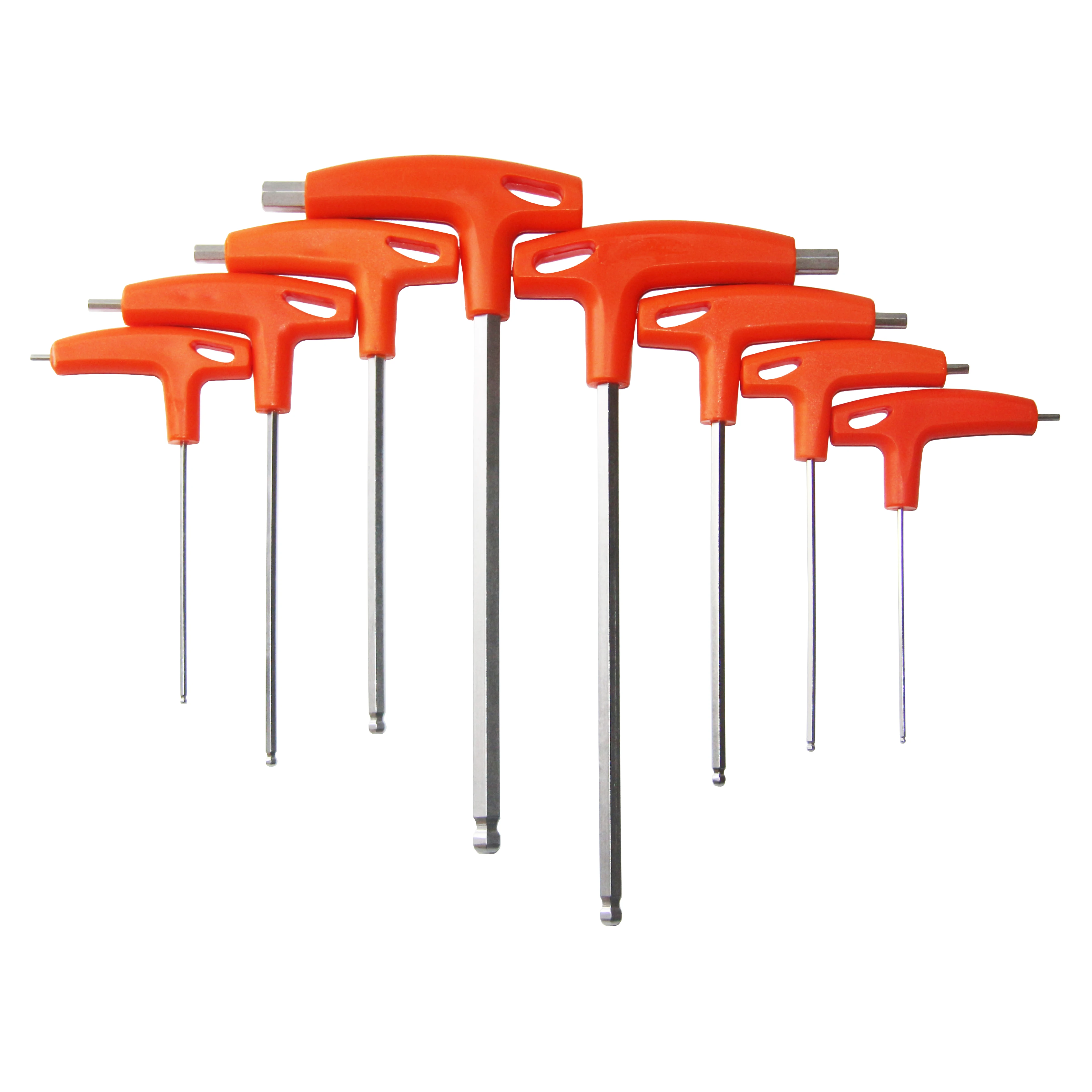 1Pcs Ball Head Allen Key Hex Wrench Set T-Handle Cr-v Steel Hex Key Spanner for Nut removal 2/2.5/3/4/5/6/8/10mm