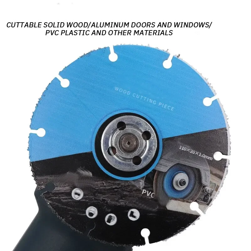 110*20mm Woodworking Special Saw Blade Brazed Multipurpose Woodworking Circular Cutting Blade Wood Steel Nail Aluminum PVC