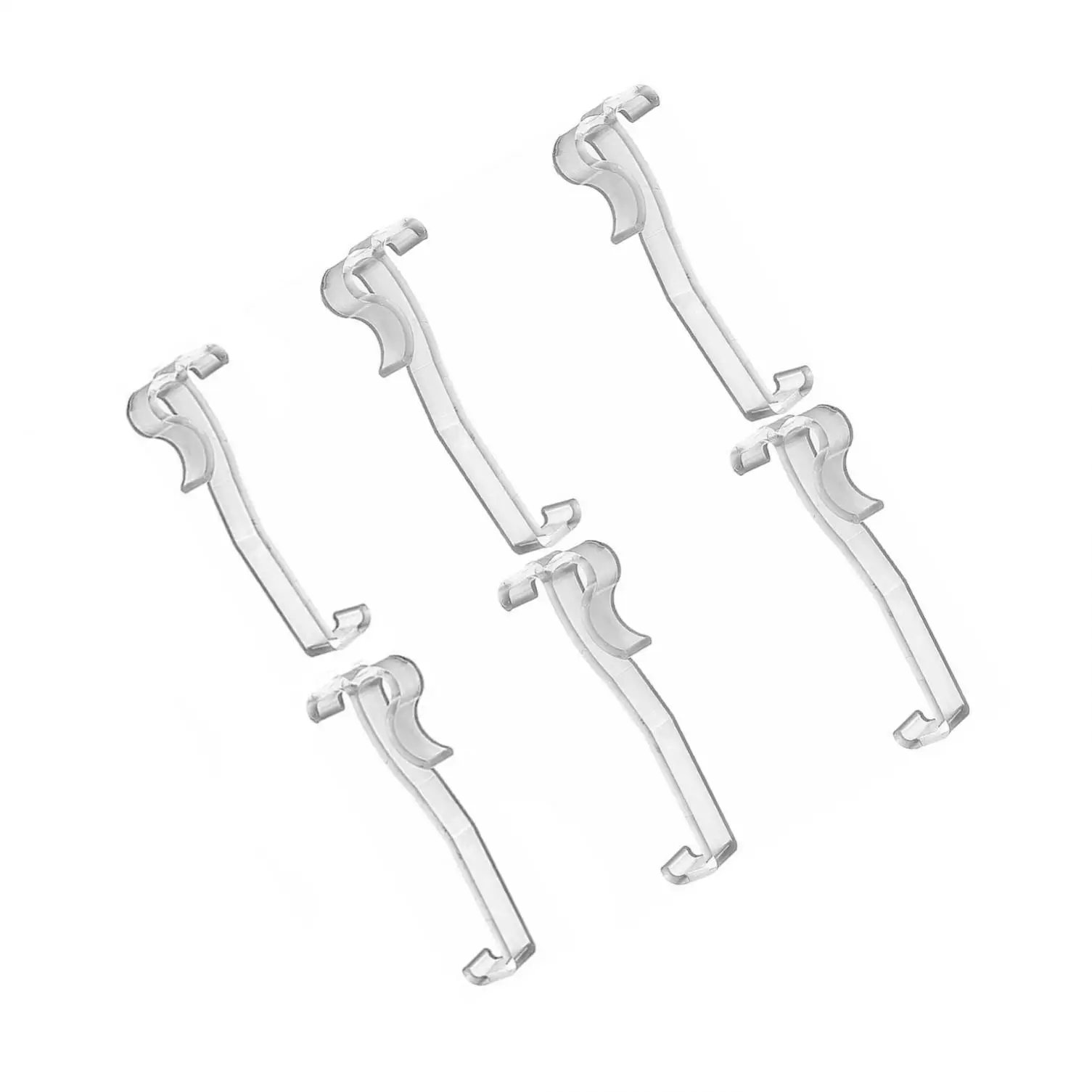 Màn Kẹp 6 2.5 Inch Màn Ẩn Kẹp Nhựa Trong Màn Fixer Chân Đế Chắc Chắn Và Bền Cho Màn