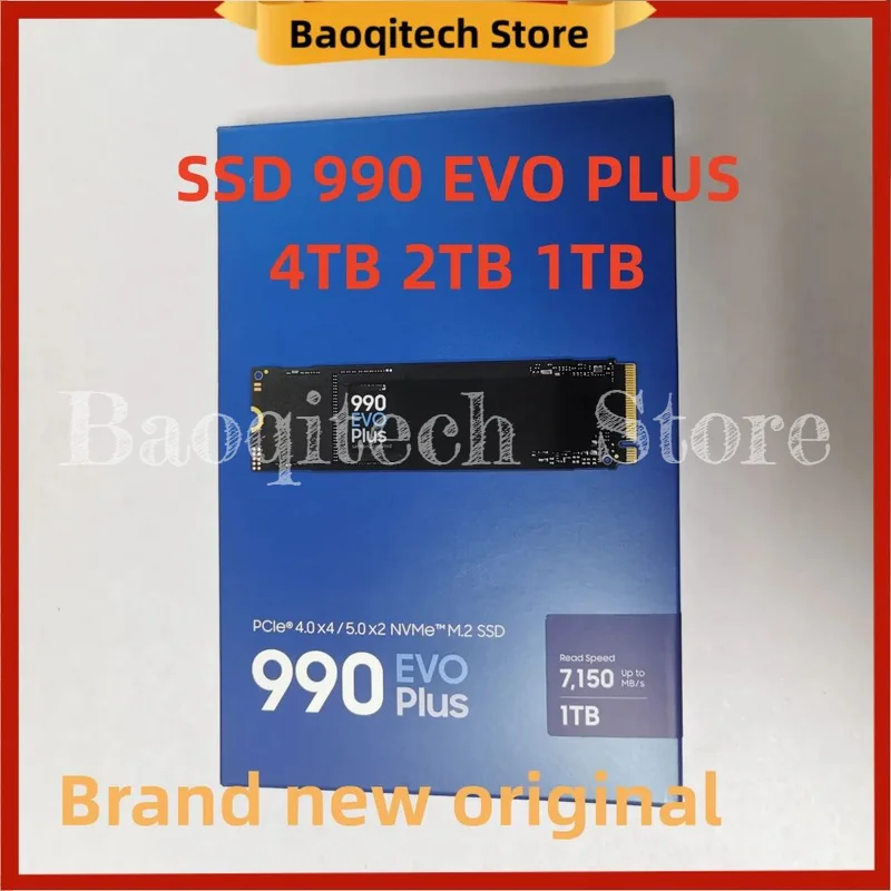 Бесплатная доставка НОВЫЙ твердотельный накопитель 990 EVO 1 ТБ 2 ТБ 4 ТБ NAND M.2 2280 Read 5000 МБ/с PCIe Gen4.0 x 4 5,0 x2 Upgrade Storage для SAMSUNG