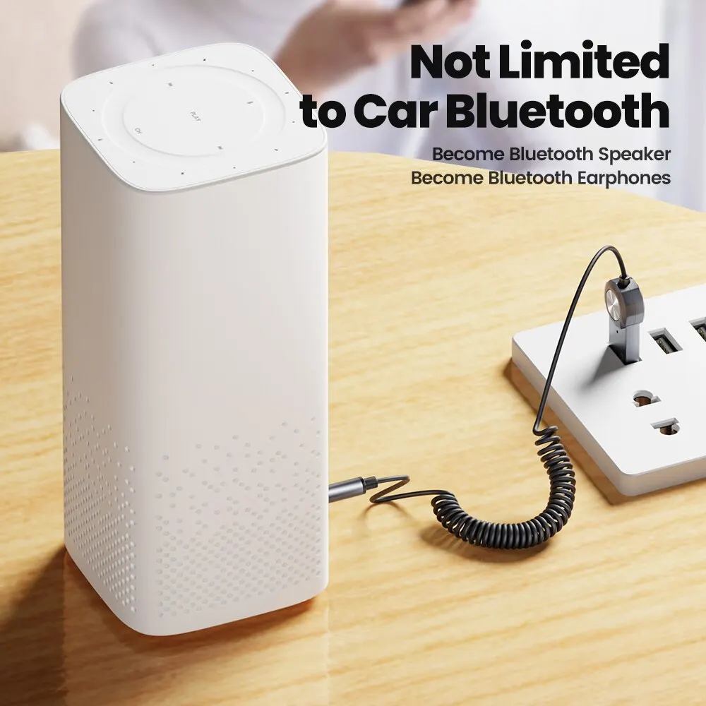 Toocki Bluetooth Car Adapter BT5.1 USB Audio Receiver Speaker For PC Speaker Wireless Mouse Earphone Keyboard Music Transmit