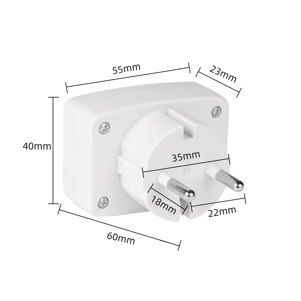 Voltímetro Digital UE EE. UU. enchufe medidor de voltaje probador de voltaje pantalla LCD voltímetro 110V 220V panel de pared voltímetro DM55-1