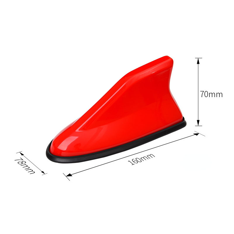 16 cm Universal Carbon Look Auto Dach Top Mount Shark Fin Antenne Antenne Topper Auto Radio AM FM Antenne signal Verstärker