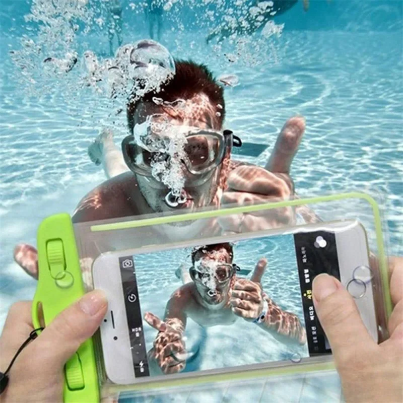 Waterproof Phone Bag Drift Diving Schwimmtasche Unterwater Dry Bag Case Cover for Phone Wassersport Strand Pool