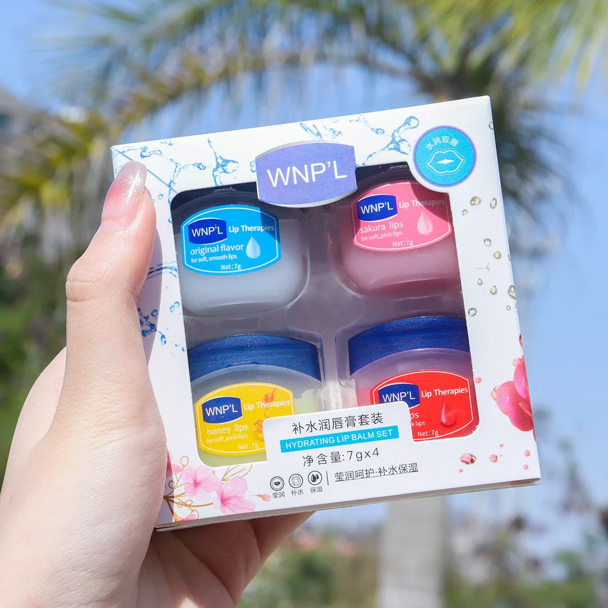4/6/8pcs ชุดผลไม้ Lip Balm Set Moisturizing Refreshing Non-Sticky Anti-Cracked Lip Mask Vaseline สําหรับริมฝีปาก care Nourishing