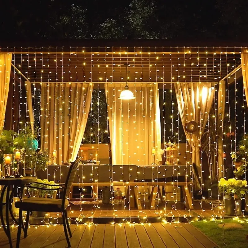 100-2M LED String Light USB/a batteria Filo di rame Ghirlanda Fata Stringhe di illuminazione Lampade natalizie per la decorazione della festa nuziale