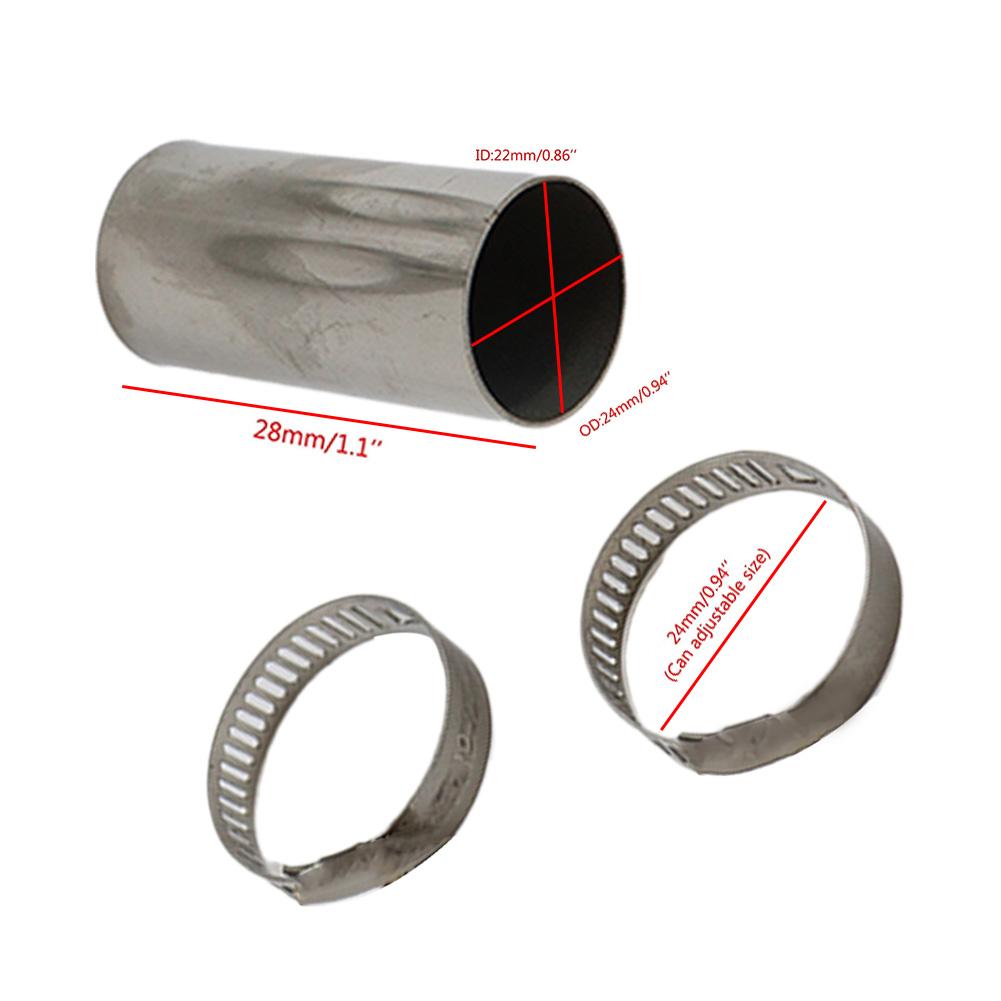 エキゾーストパイプ用ヒーター,ステンレス鋼製,中古車用,24mm