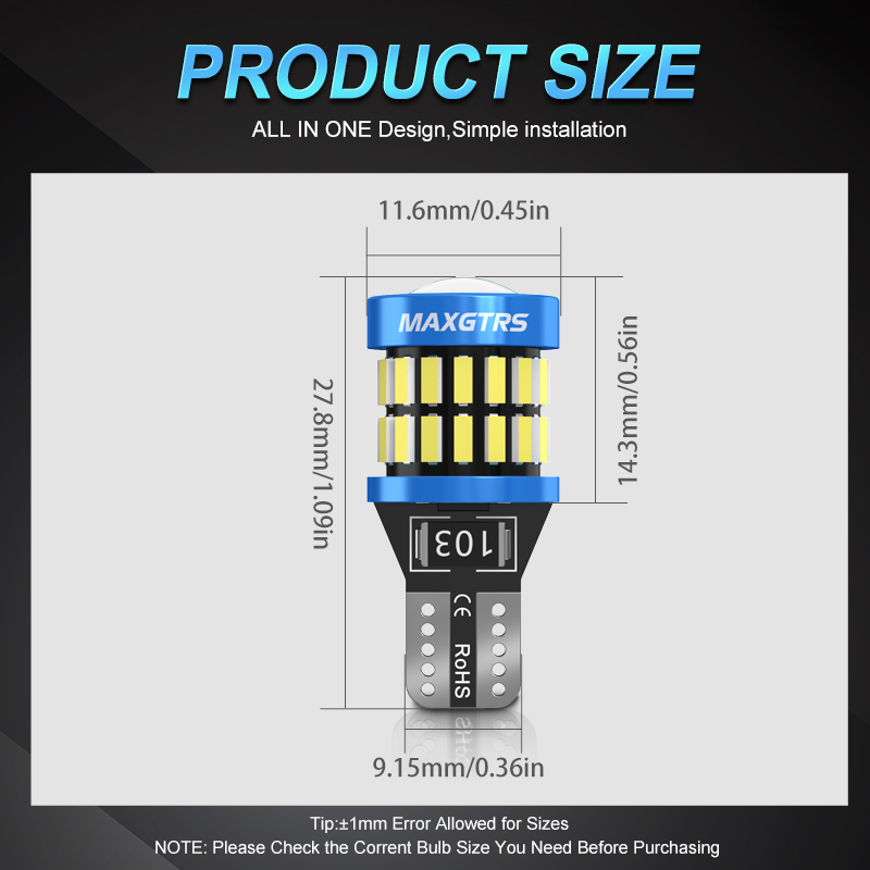 2x อัพเกรด W5W 2825 175 T10 LED CANBUS 12V 8W 950Lm ภายในรถด้านข้าง 194 3030 SMD สําหรับรถยนต์รถบรรทุก