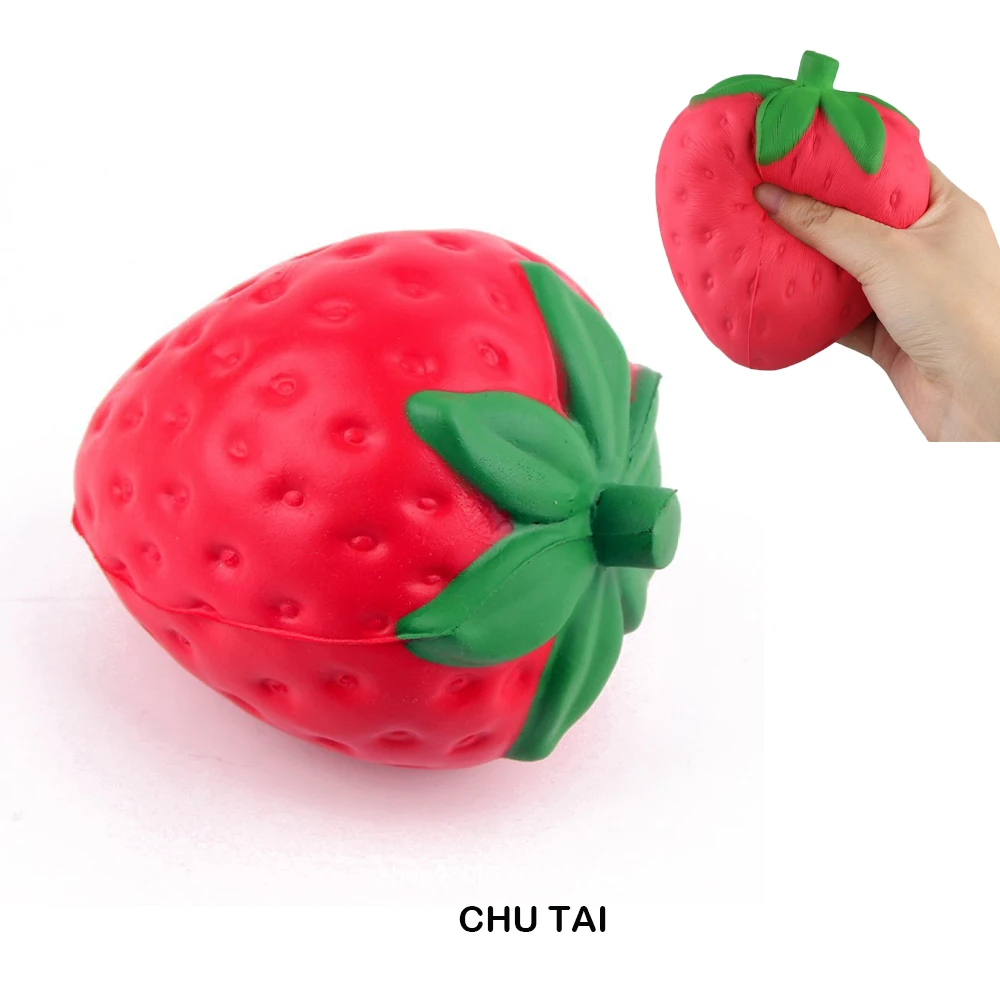 Super Jumbo สตรอเบอร์รี่ Squishi ครีม Squishy ช้า Rising Antistress ของเล่นเด็กผู้ใหญ่บีบของเล่น Squishy 11.5*9 ซม.
