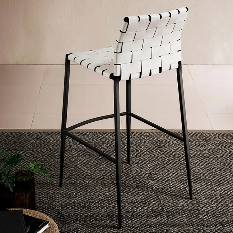 Counter Ergonomic Bar Stools Modern Italian Light Luxury Unique Bar Stools Reception Design Sillas De Bar Household Essentials