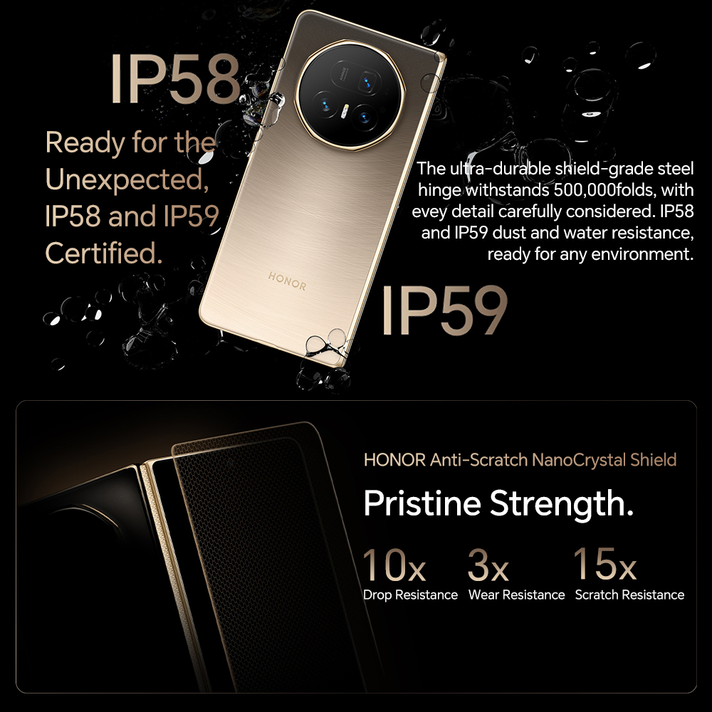 HONOR Magic V5 versión Global 5G teléfono inteligente plegable Snapdragon 8 Elite 7,95 "LTPO pantalla OLED 5820mAh batería 66W supercarga