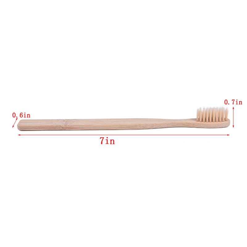10Pcs 건강 저탄소 환경 보호 대나무 숯 칫솔