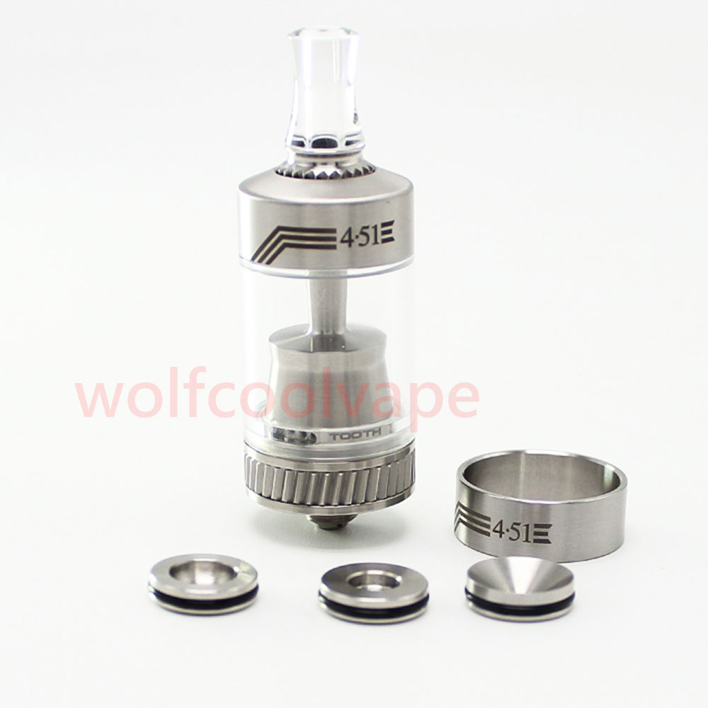 SXK 4,51 estilo 316SS PMMA 22mm MTL RTA 4,51 ml bobina única 510 punta de goteo llenado superior tanque reconstruible tanque de ajuste de flujo de aire