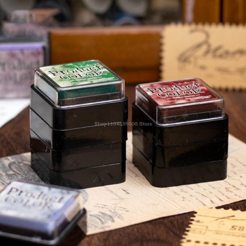 6 PCs Pad Set fließende Farben Serie Kombination Inkpad School -Versorgung