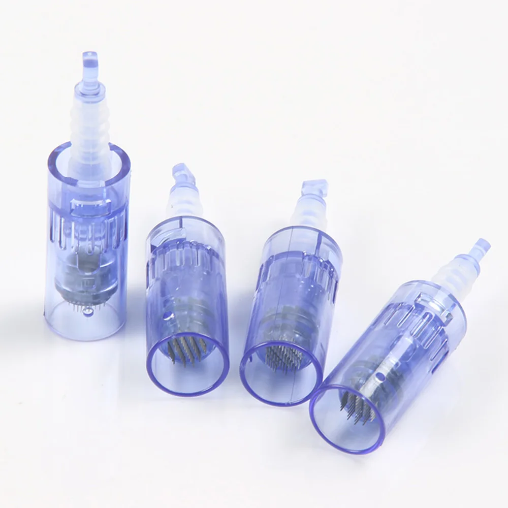 5/10/100/500 stücke DermaPen Nadel Patrone Hautpflege 9/12/24/36/42 Nano Spitze Micro-nadel Patrone Für N2 M5 M7 MYM E30 Derma Stift