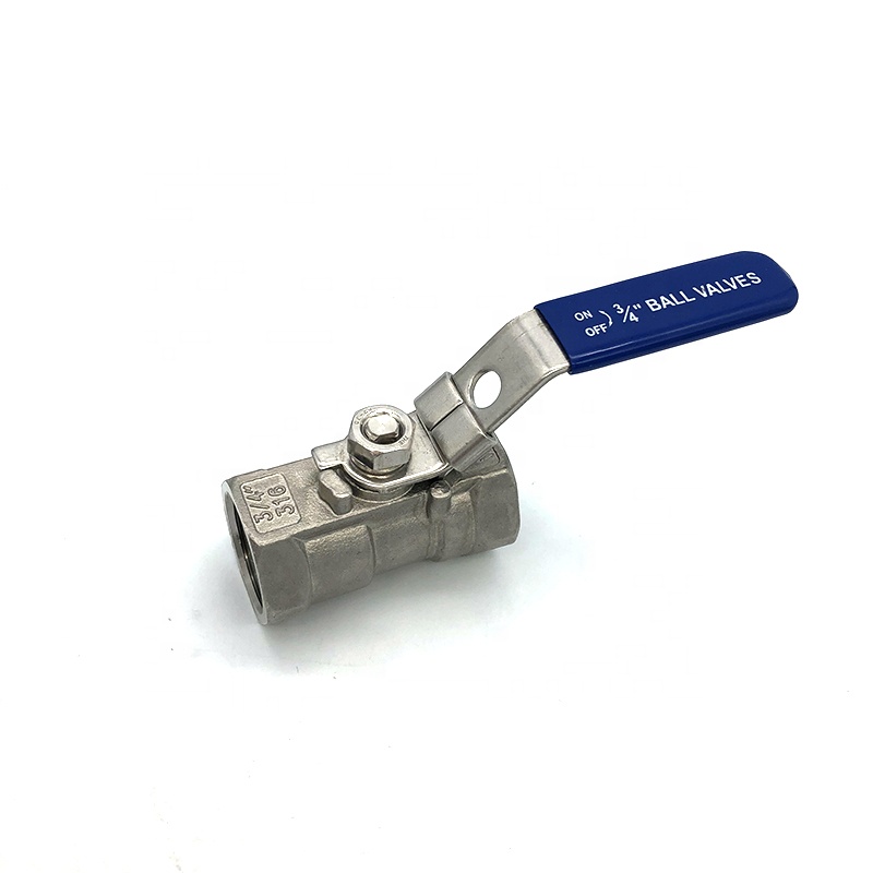 บอลวาล์ว2.5นิ้วเกลียว NPT ตัวเมียสแตนเลสหนึ่งชิ้น