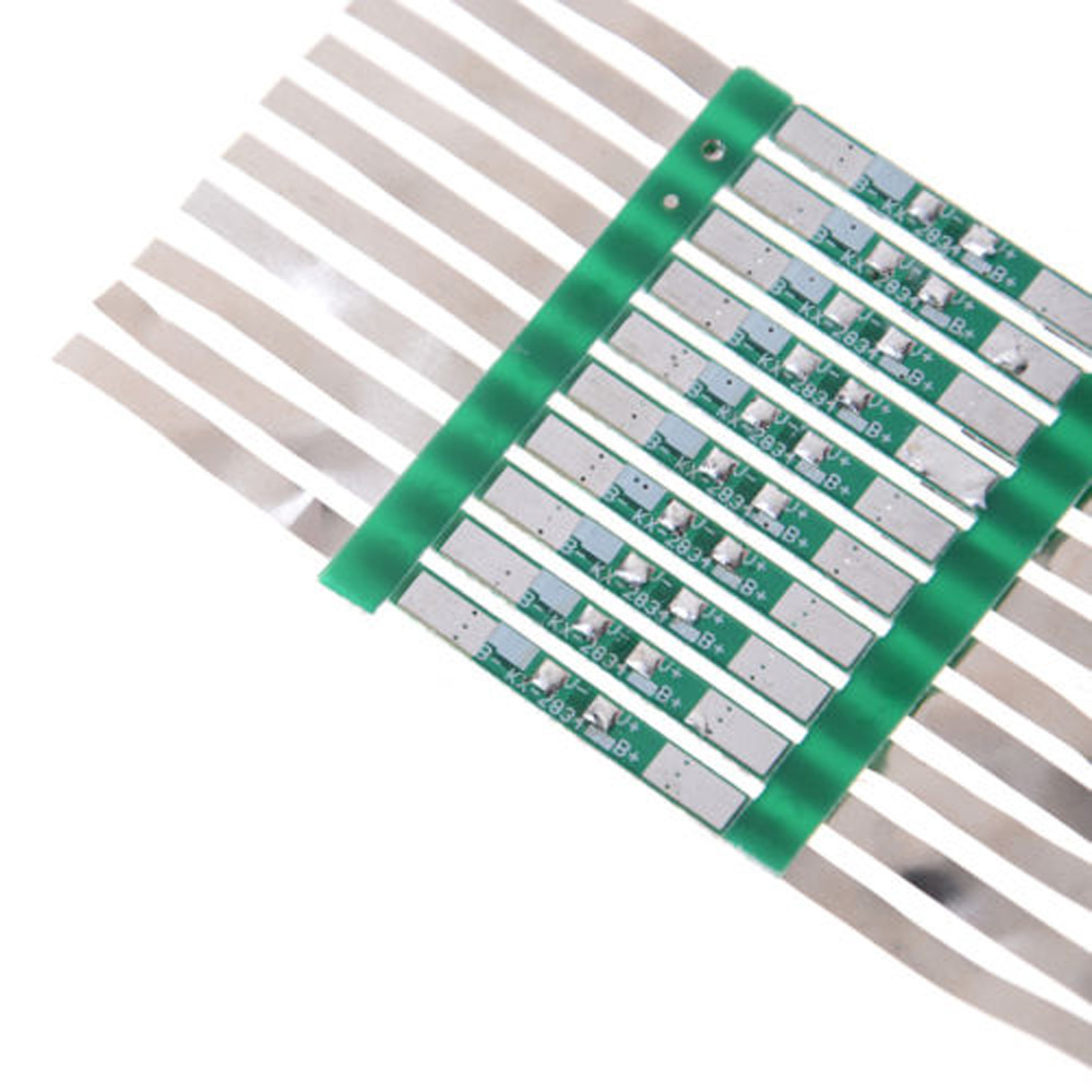 Panneau de Protection pour batterie au Lithium Li-Ion 3.7V 18650, 10 pièces, avec soudure Be JB 28x3mm, panneau de Protection de remplacement