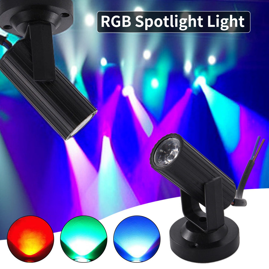 Mini holofote rgb de 85-265v, efeito de iluminação de palco, leve para festa, casamento, bola de espelho, clube, dj, discoteca, bar, eventos ktv