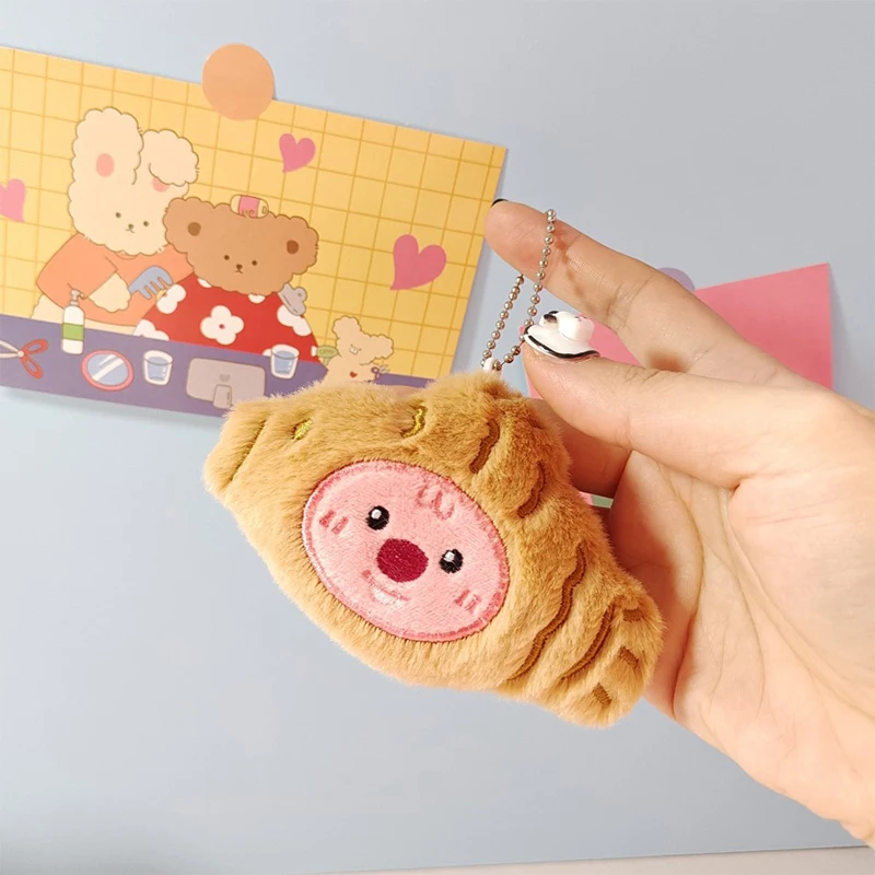 Creative Soft ตุ๊กตาสัตว์ Capybara ตุ๊กตา Plush Star Squeak ของเล่นการ์ตูนกระเป๋าจี้ Key CHAIN กระเป๋าเป้สะพายหลังกระเป๋ารถ Key RING